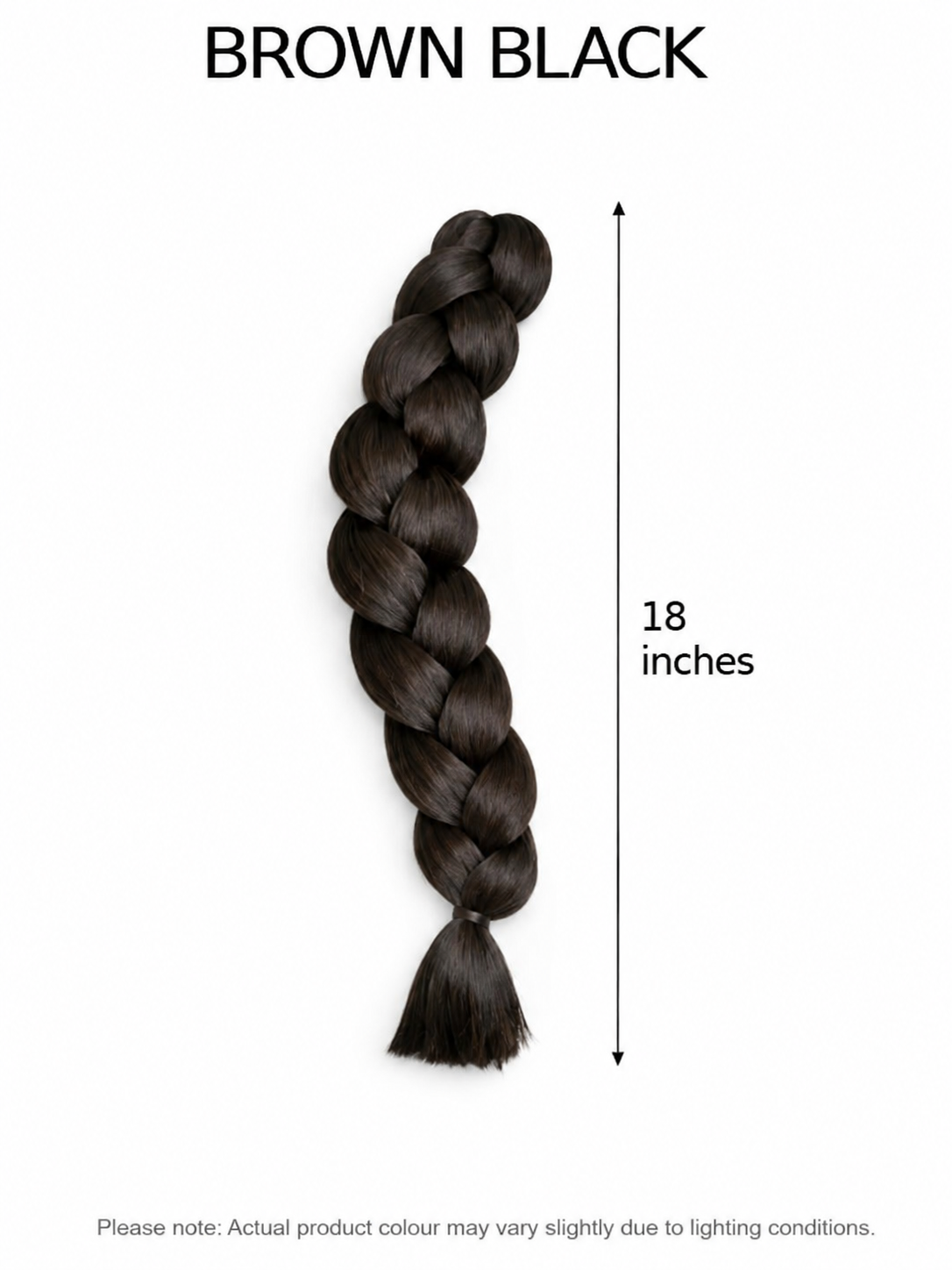 Premium Synthetic Braid By Stea I S-TEA (18 Inches) Extra Thick