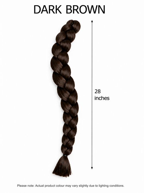 Premium Synthetic Braid By I S-TEA (28 Inches) Extra thick